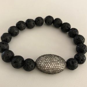 Lava bead bracelet